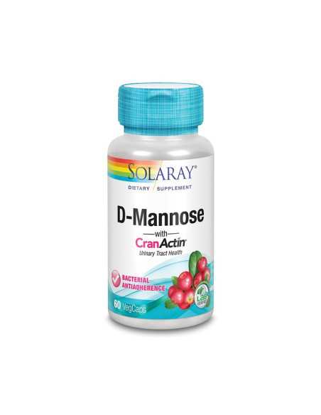 D-Mannose+ CranActin 60vcaps Solaray D-Mannose+ CranActin 60vcaps Solaray